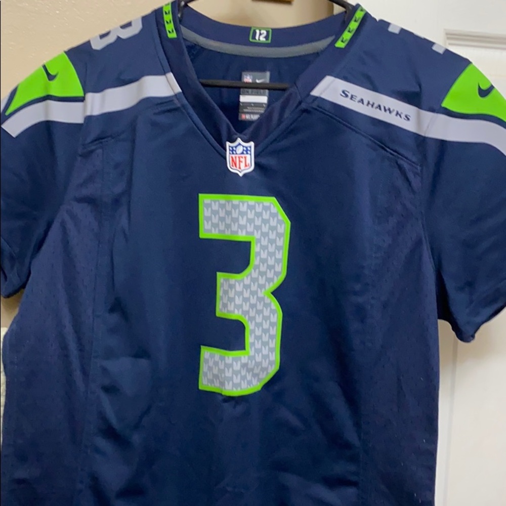 Used Seahawks jerseys size large